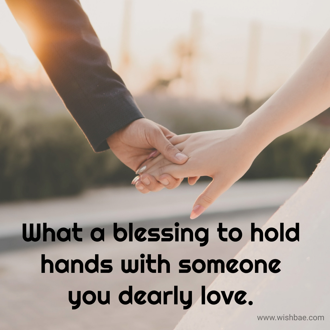 holding hands sayings
