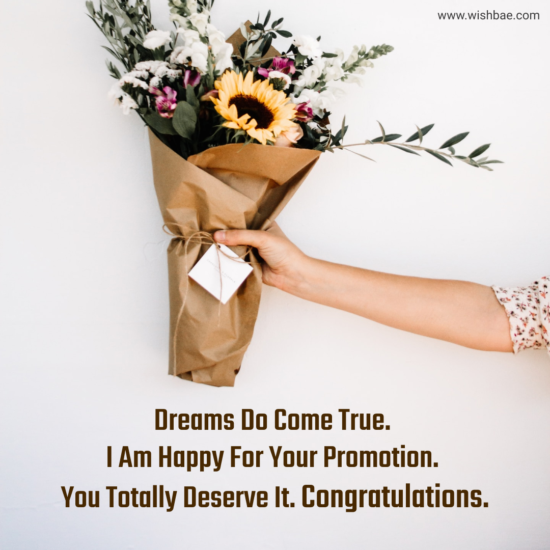 Career Promotion Quotes of Congratulations 2023 - WishBae